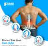 Fisher Traction Lower Back Decompression Device  Lumbar Traction for Spinal Decompression  Patented Stretcher Strap Release for Spinal Rehydration  Lightweight & Portable (Under 230 lbs) view 4