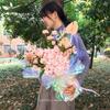 Flower Wrapping Paper Magic Color Film Iris cellophane Lollipop Bouquet Wrapping Paper Wrapping Paper Color Film [3.5 Wire] 58CM*10 Yard ROLL view 2