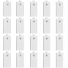 20 Pcs Large TENS Unit Electrode Pads Compatible with MEDVICE, NURSAL, Belifu, NueMedics TENS, VOVOU Upgraded Self-Adhesive Latex-Free 3.5mm Snap TENS Replacement Pads Patches Reuse More Than 50 Times view 1