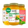 Sea Moss Gel Ashwagandha Mango (25 Flavors) 24oz Wildrafted Gold Sea Moss Gel from Saint Lucia | 92 Vitamins and Minerals | Pure Raw+Non-GMO view 1