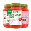 Sea Moss Gel Raw (24 Flavors) 24oz Wildrafted Gold Sea Moss Gel from Saint Lucia | 92 Vitamins and Minerals | Pure Raw+Non-GMO view 1
