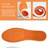 Sneakers Insoles High Elastic Cushioning Comfort Breathable Athletics Insole Running Walking Insole Women Man (US(M 8-8.5 /W 9-9.5), Orange) view 3