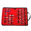18 Pcs Dental Orthodontic Kit Band Placement Seperator Bracket Ligature Kit, Bracket Plier, Posterior Plier, Weingart Plier, How Plier, Bird Beak Plier, Hard Wire Cutter, Distal End Cutter view 1