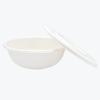 4.7 Inches Disposable Food Serving Bowl Lids| Heavy-Duty,100% Biodegradable | Made of Plant Based Sugarcane Fibers | Compostable lids for hot and cold Meals | Pack of 900 view 4