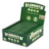 Elements Green King Size Slim Unrefined plant rolling paper - Box/50 view 2