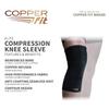 Copper Fit Elite Knee Compression Sleeve Knee Brace 2-Pack, Black (Large/X-Large, 16''-20''),2.0 Count view 4