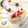 Rtteri 200 Pcs Banana Split Boat Plate 12oz Disposable Ice Cream Sundae Bowls Banana Split Bowls Clear PET Plastic Splits Bowl Tray for Party Dish Dessert Birthday Carnivals Gelato Home view 3