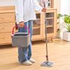 True & Tidy SPIN-800 TrueClean Mop and Bucket System Self Wringing Spin Mop with Separate Compartments for Clean and Dirty Water (Pink) view 2