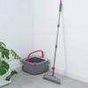True & Tidy SPIN-800 TrueClean Mop and Bucket System Self Wringing Spin Mop with Separate Compartments for Clean and Dirty Water (Pink) view 3
