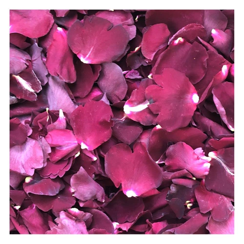 Premium Oh My Red Rose Petals 30 Cups Wedding Rose Petals Biodegradable by Flyboy Naturals. Made in The USA. No Tariffs.