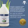 Health and Wisdom Pure Magnesium Gel with Seaweed Extract and Aloe Vera - Topical Muscle & Joint Relief- Natural and Pure Skin & Scalp Moisturizing - Enhanced Absorption - 64 Fl oz view 3