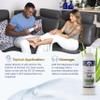 Health and Wisdom Pure Magnesium Gel with Seaweed Extract and Aloe Vera - Topical Muscle & Joint Relief- Natural and Pure Skin & Scalp Moisturizing - Enhanced Absorption - 64 Fl oz view 4