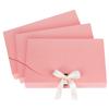 PENINSULA LOVE 10 Pack Rectangle Presents Box with Ribbon Bowknot Kraft Paper Gift Bag Cardboard Underwear Necklace Shirt Wrapping Box Clothing for Wedding Party Baby Shower Valentines Day (Pink) view 3