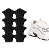 Reusable Heel Guards Liners for Loose Shoes & Too Big Boots - Self-Adhesive Heel Protector Pads (4 Black) view 1