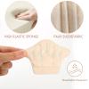 Reusable Heel Guards Liners for Loose Shoes & Too Big Boots - Self-Adhesive Heel Protector Pads (4 Black) view 2