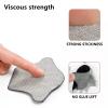 Reusable Heel Guards Liners for Loose Shoes & Too Big Boots - Self-Adhesive Heel Protector Pads (4 Black) view 4