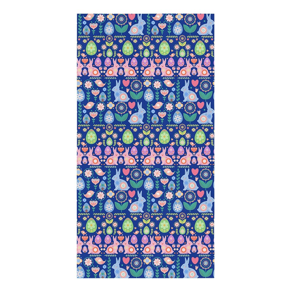 Smile Sunflower Kitchen Towels Microfiber Cleaning Cloths, Easter Rabbit Floral Egg Blue Soft Dish Towels for Kitchen, 1 Piece Absorbent Hand Towels Reusable Tea Towels,Bar Towels,18x28 Inch
