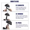 2 Rolls Grip Tape for Handles, 1inch x 10ft Silicone Rubber Grip Wrap Tape, Self Fusing Grip Tape for Bicycle Bar Gymnastics Fitness Sports Equipment Handlebar Barbells Tools view 4