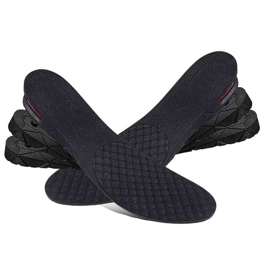 3-Layer Height Increase Elevator Shoes Insoles, Heel Lifts 7cm for Men & Women