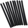10pair Eyeglasses Temple Covers Silicone Eyeglass End Tips Ear Sock Pieces Tube Replacement Anti-Slip Ear Pads Eyeglasses Sleeve Retainer (Black) view 3