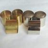 FICUS GIFT Lot of 6 Solid Brass & Silver Ferrules Collars Ring Shaft Walking Stick-Spare Part Accessories for Wooden Sticks-Walking Cane view 1