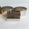 FICUS GIFT Lot of 6 Solid Brass & Silver Ferrules Collars Ring Shaft Walking Stick-Spare Part Accessories for Wooden Sticks-Walking Cane view 3