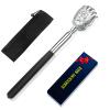 Bear Claw Back Scratcher with Gift Bag - Portable Metal Stainless Steel Telescoping Massage Tool - Gift/Stocking Stuffers for Men Women view 1