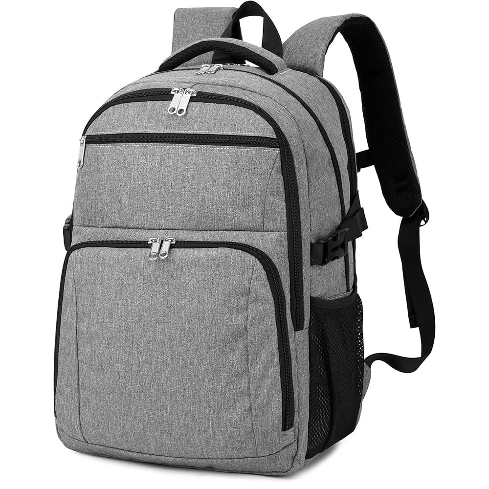 Cpap Backpack Travel Size Cpap Machine Carrying Case Laptop Bag Compatible with Mini Resmed Airsense 9 10 11 Z1 Apex Xt Fit Auto Philips Respironics Dreamstation 3B Medical Luna G3 Sleep Apnea (Gray)