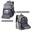 Cpap Backpack Travel Size Cpap Machine Carrying Case Laptop Bag Compatible with Mini Resmed Airsense 9 10 11 Z1 Apex Xt Fit Auto Philips Respironics Dreamstation 3B Medical Luna G3 Sleep Apnea (Gray) view 3
