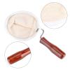 Coffee Filter, Reusable Washable Flannel Cloth Coffee Filter Strainer with Wood Handle(L) view 3