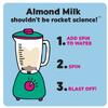 Wilderness Poets SPiN, Organic Almond Milk Concentrate (Unsweetened) - 32 Ounce Squeeze Bag - Makes Up To 4 Gallons of Milk - 1 Ingredient - Make Almond Milk or Non-Dairy Creamer for Coffee, Tea, Lattes, Smoothies and Vegan Desserts view 4