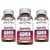 Amazing Formulas Quercetin 500mg Veggie Capsules Supplement | Non-GMO | Gluten Free | Supports Overall Health & Well Being (120 Count | 3 Pack) view 1