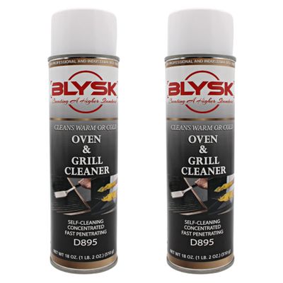 Blysk Oven & Grill Cleaner (2pack) heavy duty, fast penetrating, concentrated cleaner, oil & grease remover