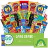 Men's St. Patrick's Day Hearty Snack Box (50 Piece Variety Gift Basket Care Package) Jerky, Nuts, Chips, Pretzels & More - The Care Crate Co. view 1