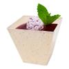 Tiny 50ct Eco-Wheat 2oz Mini Pyramid Wheat Plastic Dessert Cups|Eco Wheat Plastic Extra Small Professional Grade Party Cups|Appetizers Dessert Shooter Cups | CMJJ view 1