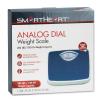 SmartHeart Analog Body Weight Scale | Mechanical Scale | 286 lbs / 130 kg Capacity | Non-Skid Platform | Easy Dial Calibration | No Batteries Needed view 2