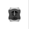 Colibri Premium Diamond V-Cut Cigar Cutter - Ergonomic Stainless Steel Spring-Loaded Blade, Ideal for up to 60+ Ring Gauge - Gift for Cigar Enthusiasts (Black & Chrome) view 3