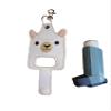 Bow Wow Pet Wear Llama inhaler Holder Key chain Key Fob view 1