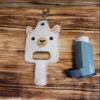 Bow Wow Pet Wear Llama inhaler Holder Key chain Key Fob view 2