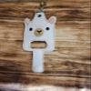 Bow Wow Pet Wear Llama inhaler Holder Key chain Key Fob view 3