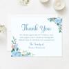 Hello Love Goods Blue Hydrangea Sympathy Thank You Cards, Floral Memorial Funeral Thank You Notes, 5.5x4.25 Flat Personalized Bereavement Note Cards with Envelopes view 3