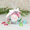 6ct Personalized Easter Candy Goodie Bag Party Favors (6 Pack) - Eggs & Flowers view 1