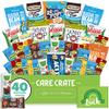 Allergy Friendly St. Patrick's Day Snack Box (40 Piece Gluten Free, Dairy Free, Vegan Variety Gift Basket Care Package) Popcorn, Pretzels, Fruit Strips, Fig Bars & More - The Care Crate Co. view 1