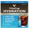 VitaCup Hydration Coffee Packets, The First Coffee That Hydrates You w/Electrolytes, Coconut Water, Pink Himalayan Salt, Magnesium, Medium Roast, Instant Coffee in Single Serve Sticks, 10 Ct view 1
