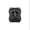 Colibri Premium Diamond V-Cut Cigar Cutter - Ergonomic Stainless Steel Spring-Loaded Blade, Ideal for up to 60+ Ring Gauge - Gift for Cigar Enthusiasts (Black & Black) view 3