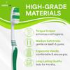 natraco Bulk Toothbrush Pack with Covers | Premium Quality Individually Wrapped Colorful Tooth Brushes | Medium Soft Bristles for Travel, Donations, Hotels (25) view 4