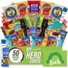 Military St. Patrick's Day - Men's Hearty Snack Box (50 Piece Variety Gift Basket Care Package) Jerky, Nuts, Chips, Pretzels & More - My Hero Crate view 1