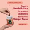 8Greens Supergreens Gummies | Super Greens Powder Superfood Gummy for Metabolism, Immunity & Focus, Digestive Health Enzymes, Organic: Chlorella, Spirulina, Aloe Vera, Peach Flavor, 150 Count view 3