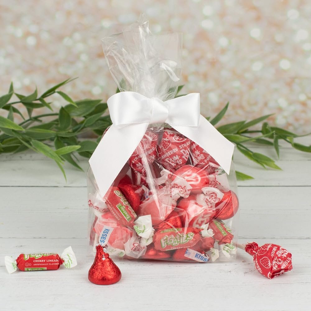 12ct Red Candy Goodie Bag Party Favors by Just Candy (12 Pack)