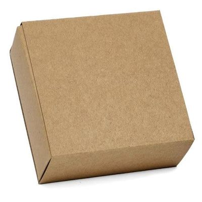 Double Wall Slide Open Boxes - 4 X 4 X 1-3/4 - Kraft - Case 100 | Quantity: 100